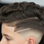 blowout low taper fade curly hair