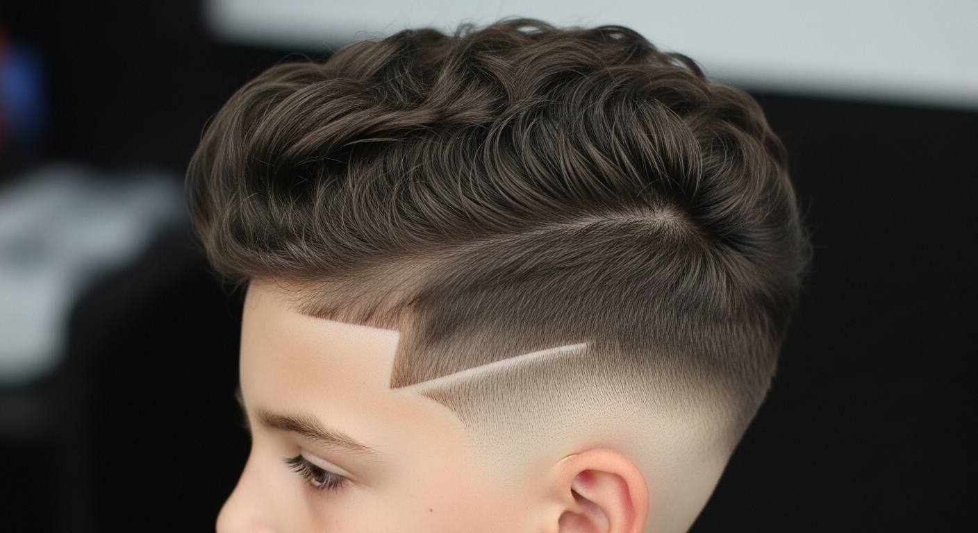 blowout low taper fade curly hair