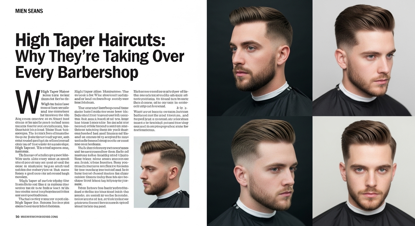 High Taper Haircuts: Why They’re Taking Over Every Barbershop