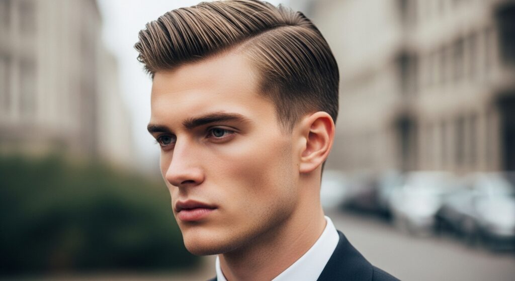 Blowout taper fade variations on different face shapes with curly hair