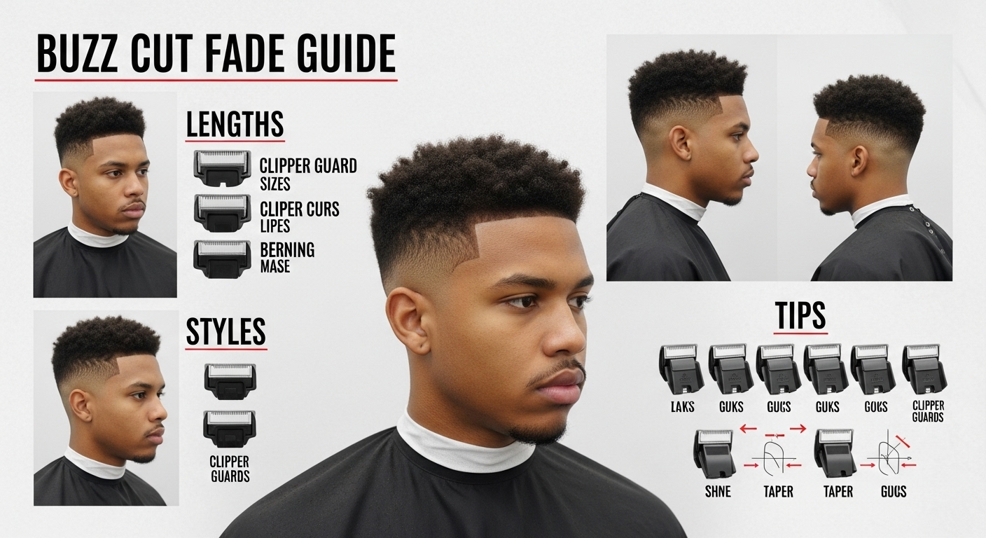 buzz cut fade