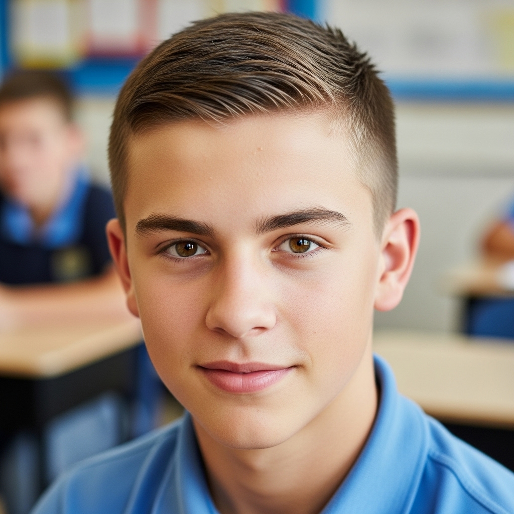 Short crew cut for boys