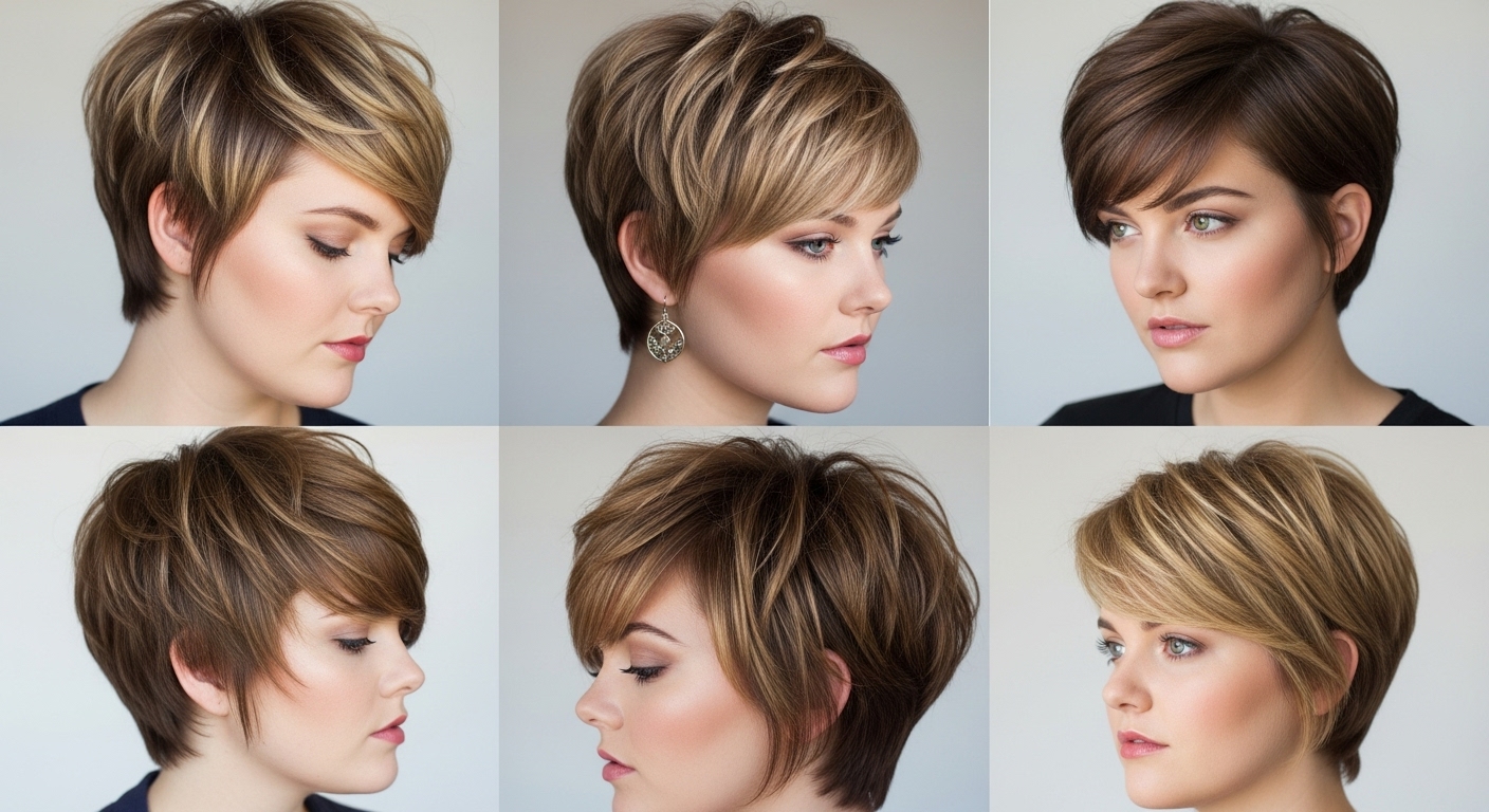 Chubby Face Short Layered Haircuts