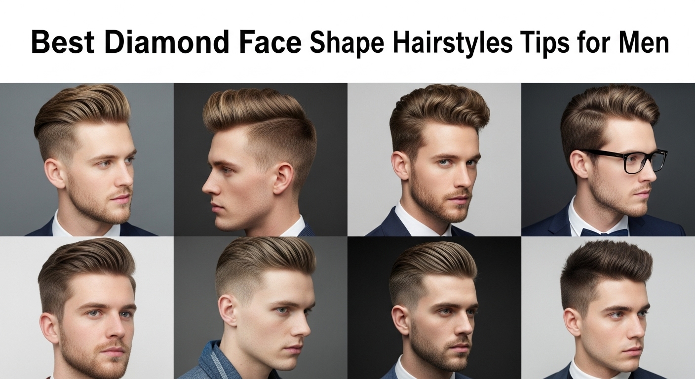 diamond face shape hairstyle