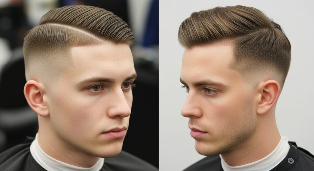 comparison short and long taper