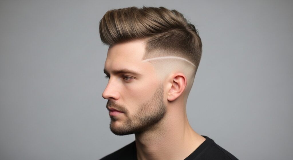 Zayn Malik inspired fade haircut style
