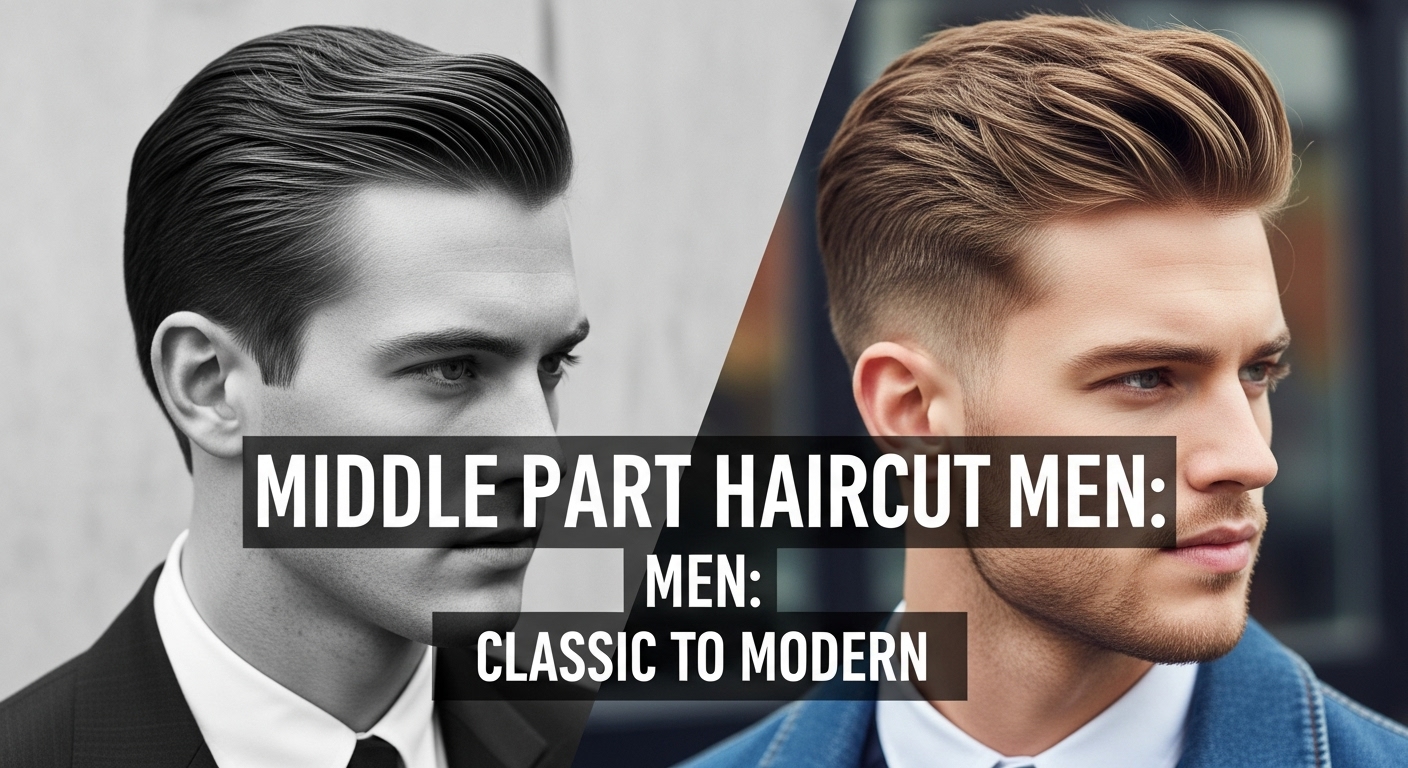 Middle Part Haircut Men: Classic to Modern
