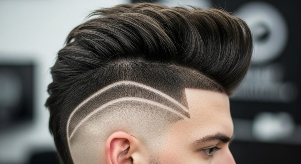 fade with design and tháoc kêu fohawk
