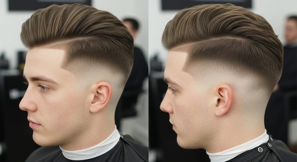 The high and tight haircut with different variations.